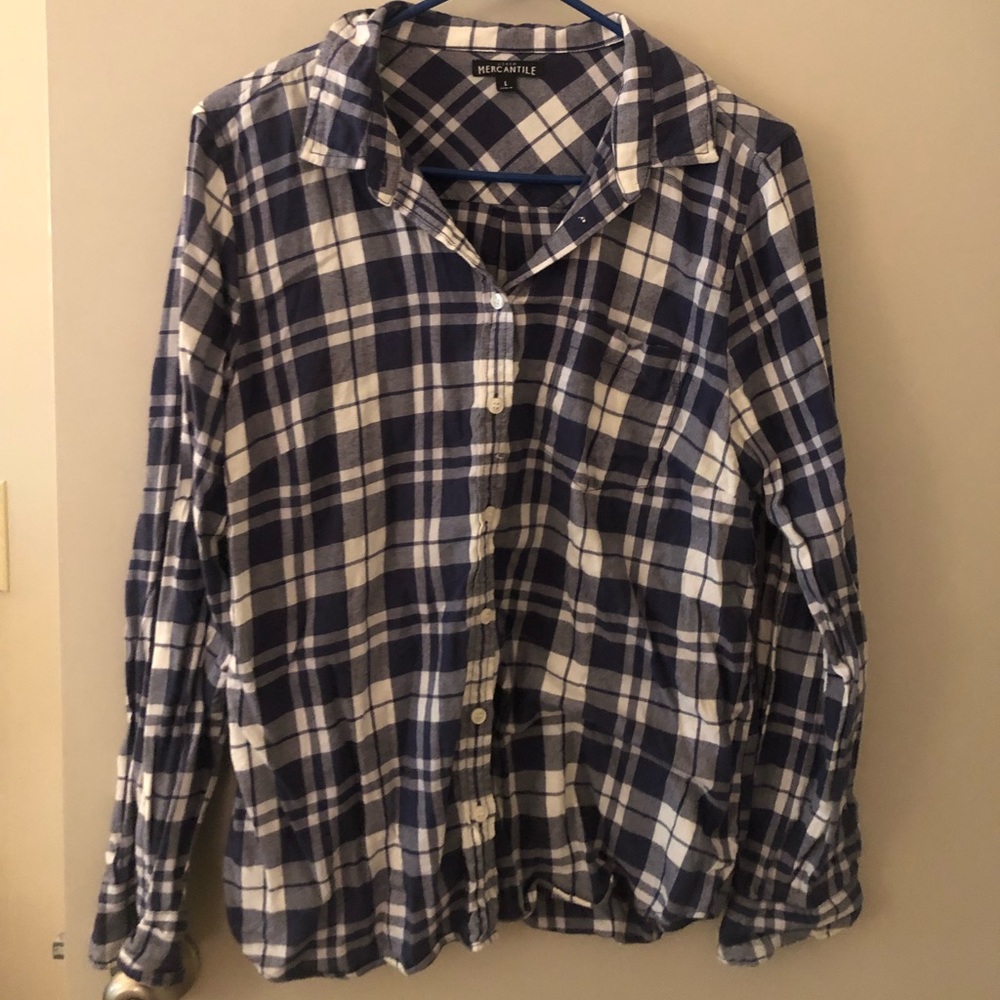 Jcrew mercantile flannel!